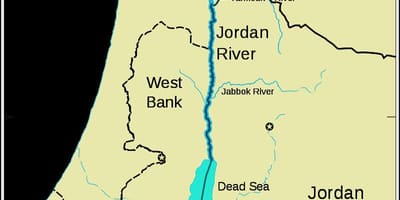 Jordà orient mitjà mapa